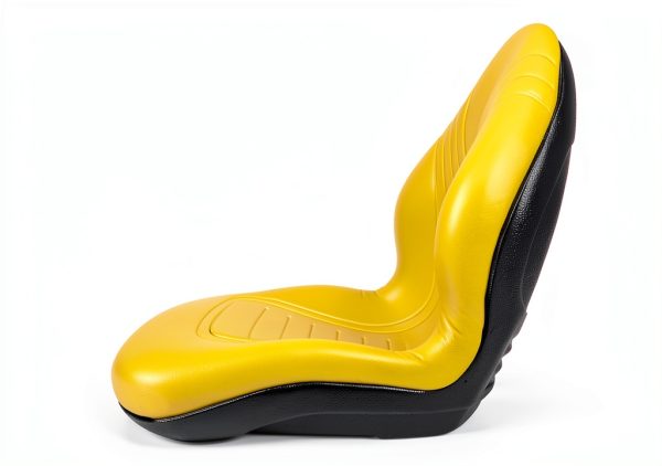 TRAC SEATS Tractor Seat Yellow Vinyl Ergonomic Support-2