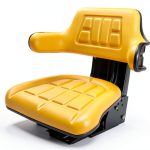 TRAC SEATS Tractor Seat Yellow Vinyl Front Suspension-0
