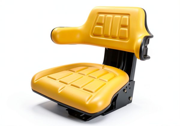 TRAC SEATS Tractor Seat Yellow Vinyl Front Suspension-0