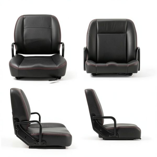 SEATIN Universal Tractor Seat Alloy Steel PVC Leather-6