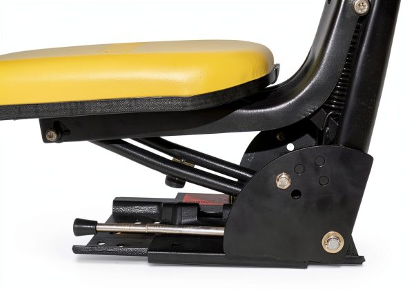 TRAC SEATS Tractor Seat Yellow Vinyl Front Suspension-4