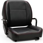 SEATIN Universal Tractor Seat Alloy Steel PVC Leather-0