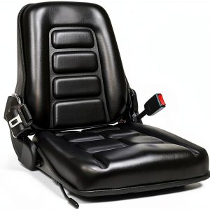 TICSEA Black Tractor Seat Faux Leather Universal Fit-0