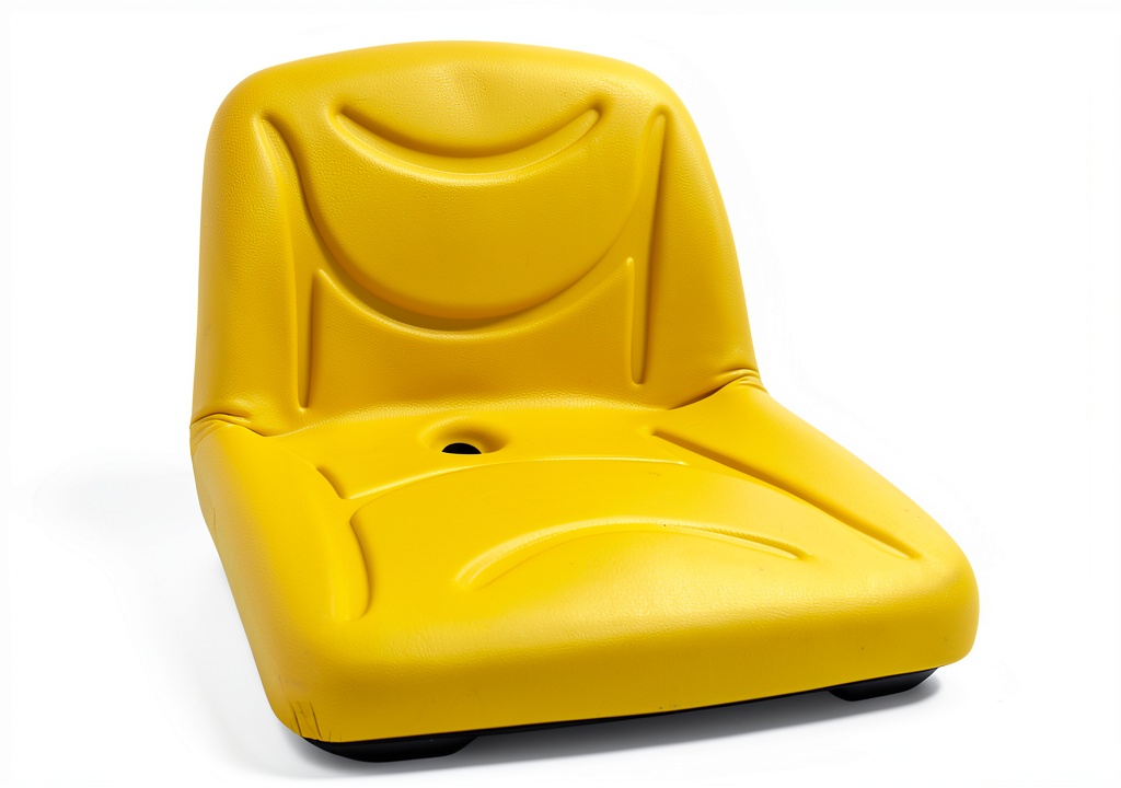 Eparts drivers side tractor seat installed on John Deere lawn tractor