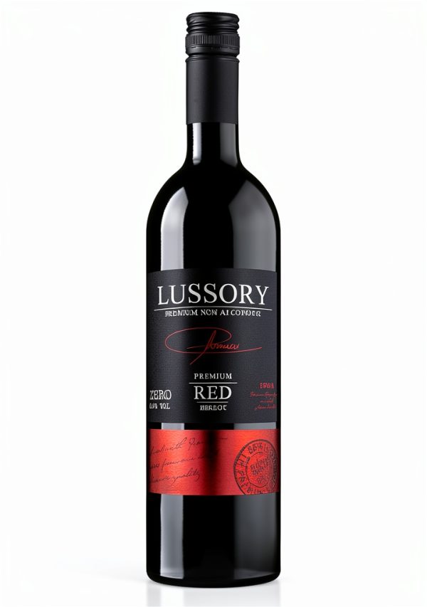Lussory Non Alcoholic Wine Merlot Red La Mancha Spain-0