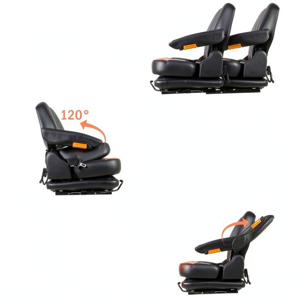 GINDAOLULU Universal Tractor Seat Adjustable Suspension-5