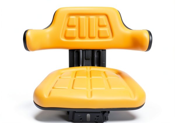 TRAC SEATS Tractor Seat Yellow Vinyl Front Suspension-3