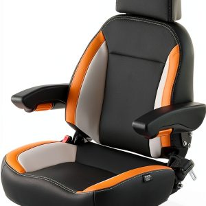 VEVOR Universal Tractor Seat Black Durable Comfortable-0