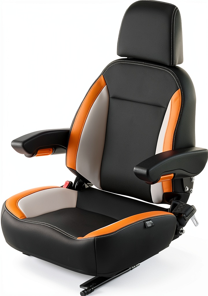 VEVOR Universal Tractor Seat installed on a tractor