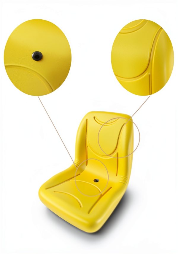 Eparts Tractor Seat Yellow Plastic Front Fit John Deere-2
