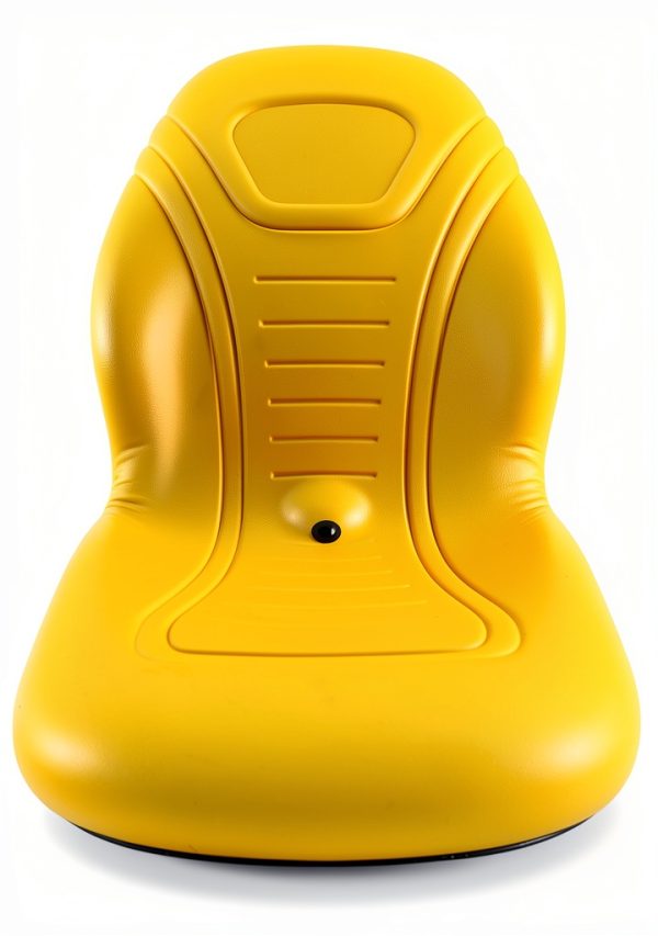 TRAC SEATS Tractor Seat Yellow Vinyl Ergonomic Support-1