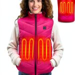 BETTER EVERY DAY Heated Vest Women Pink 4 Zone Heating-0
