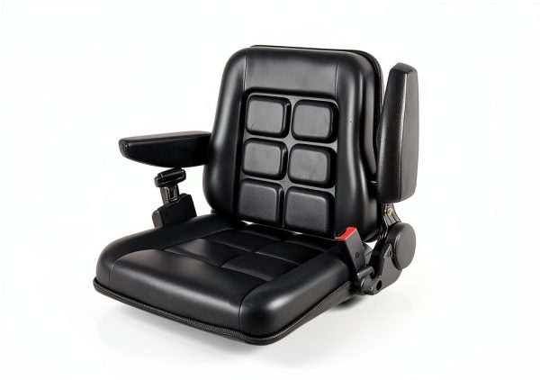 COZLMHJ Forklift Seat Black Universal Fit Adjustable Durable-1