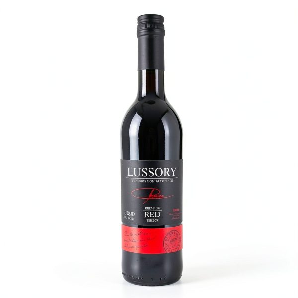 Lussory Non Alcoholic Wine Merlot Red La Mancha Spain-3