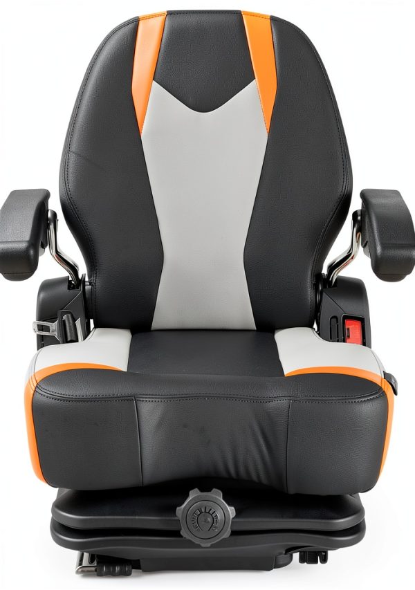 VEVOR Universal Forklift Seat Adjustable Suspension Durable-8