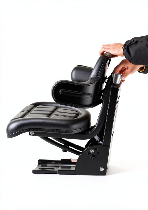 VEVOR Tractor Seat Faux Leather Universal Fit Front-2