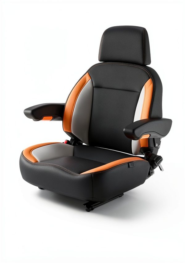 VEVOR Universal Tractor Seat Black Durable Comfortable-6