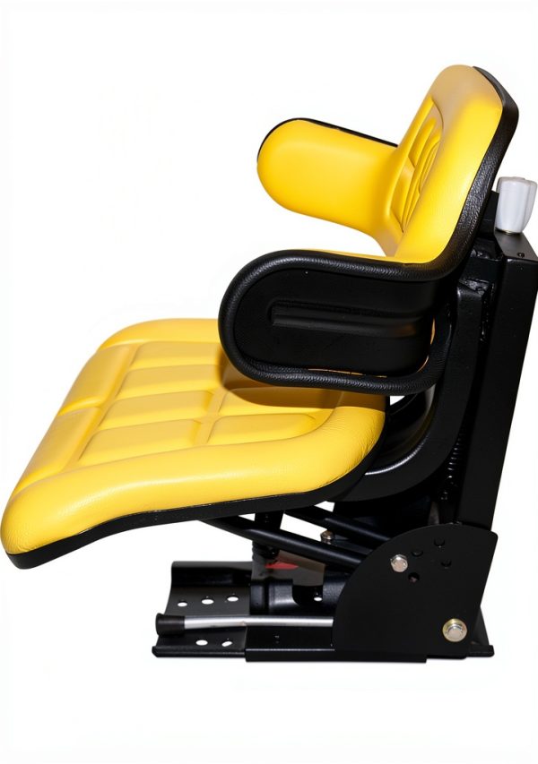 TRAC SEATS Tractor Seat Yellow Vinyl Front Suspension-1