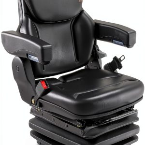 VEVOR Universal Forklift Seat Leather PVC Heavy Duty Tractor-0
