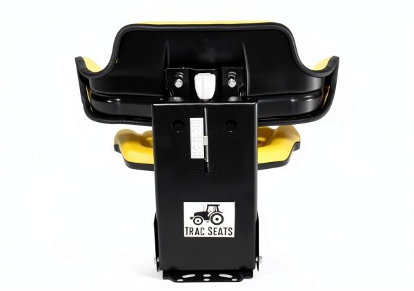 TRAC SEATS Tractor Seat Yellow Vinyl Front Suspension-2