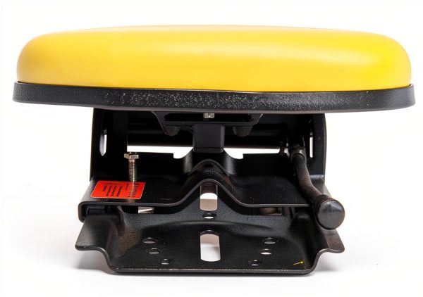 TRAC SEATS Tractor Seat Yellow Vinyl Front Suspension-5
