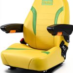 TICSEA Universal Tractor Seat Yellow Adjustable Durable-0