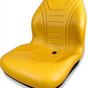 TRAC SEATS Tractor Seat Yellow Vinyl Ergonomic Support-0
