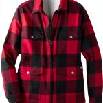 Dickies Womens Sherpa Lined Flannel Chore Coat DWR Finish-0