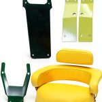 Reliable Aftermarket Tractor Seat Cushion Set Faux Leather-0