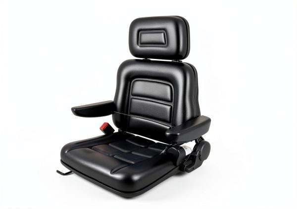 Noliven Universal Forklift Seat Leather Adjustable Heavy-2