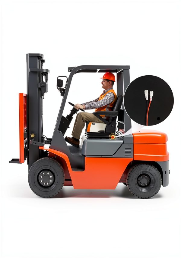 VEVOR Universal Forklift Seat Adjustable Suspension Durable-5