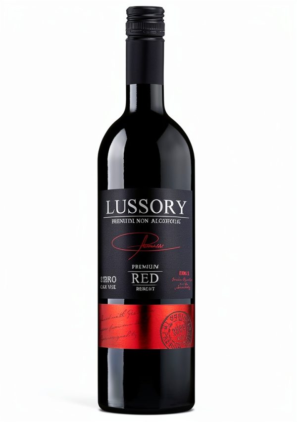 Lussory Non Alcoholic Wine Merlot Red La Mancha Spain-4