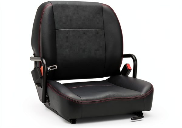 SEATIN Universal Tractor Seat Faux Leather Adjustable Rail-0