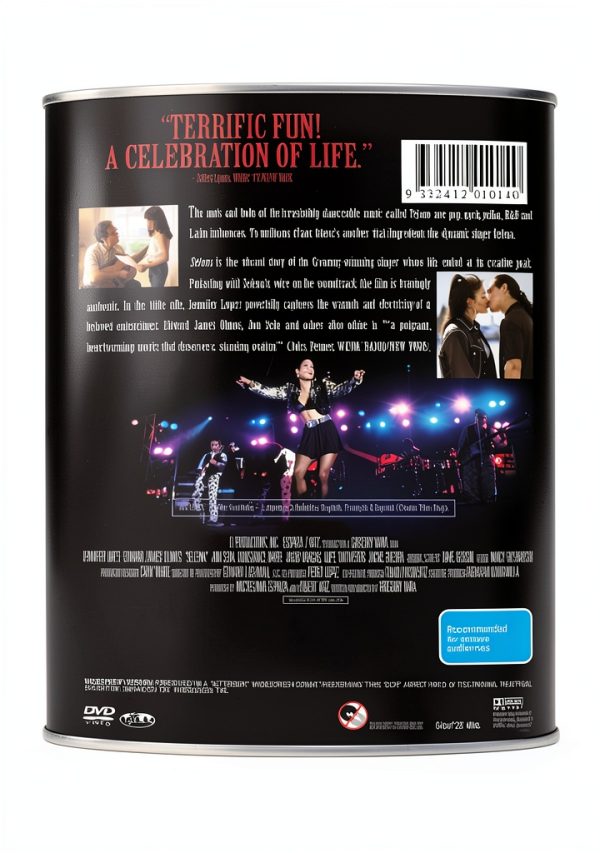 Selena DVD Movie Edward James Olmos Jennifer Lopez Biography-1