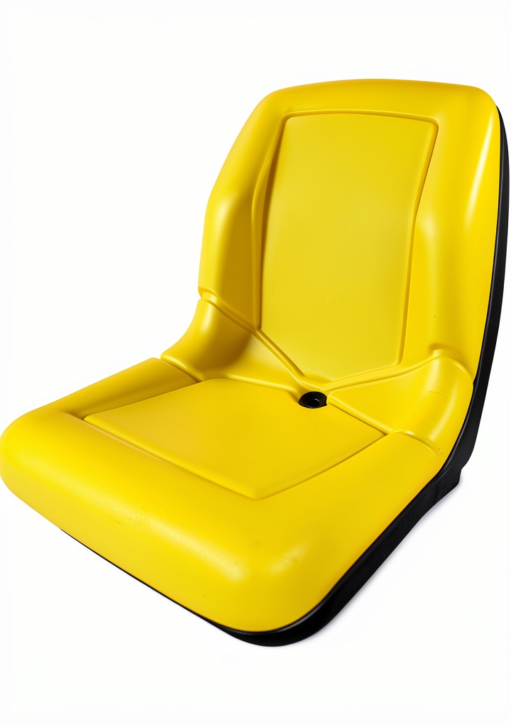 'TRAC SEATS tractor seat installed on a farm vehicle'