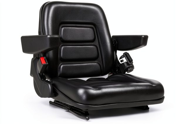 SEATIN Tractor Seat Universal Fit Adjustable Steel Leather-0