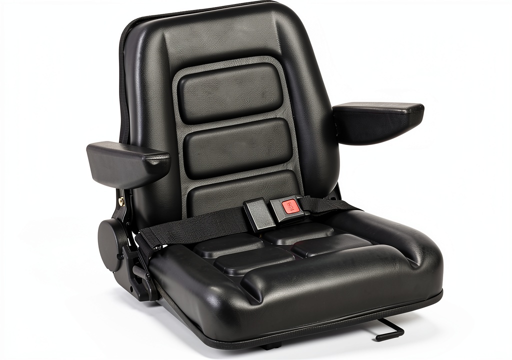 DIYAREA tractor seat installed on a heavy-duty vehicle