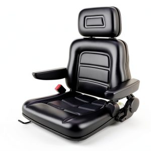 Noliven Universal Forklift Seat Leather Adjustable Heavy-0