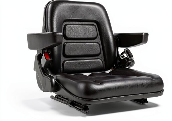 SEATIN Tractor Seat Universal Fit Adjustable Steel Leather-6