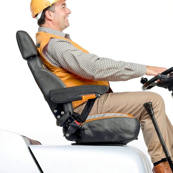 VEVOR Universal Tractor Seat Black Durable Comfortable-7