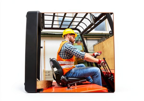 SEATIN Tractor Seat Black Faux Leather Universal Fit YHA011-1