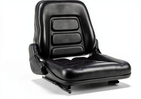 SEATIN Tractor Seat Universal Fit Steel Leather Adjustable-6