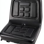 DIYAREA Universal Tractor Seat PVC Cover Adjustable Rails-0