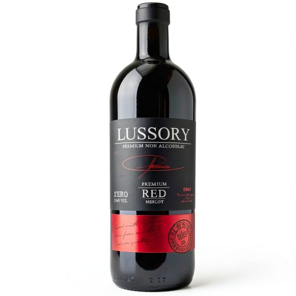 Lussory Non Alcoholic Wine Merlot Red La Mancha Spain-2