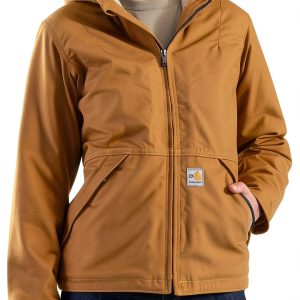 Carhartt Women's Work Jacket – Thinsulate Insulated, Carhartt Brown-0