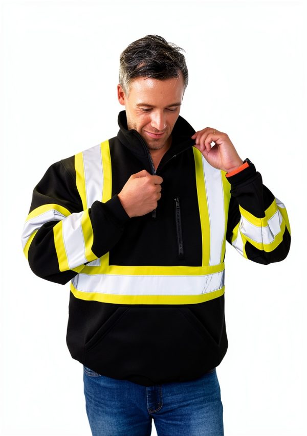 High Visibility Safety Sweater JORESTECH 1/4 Zip-3