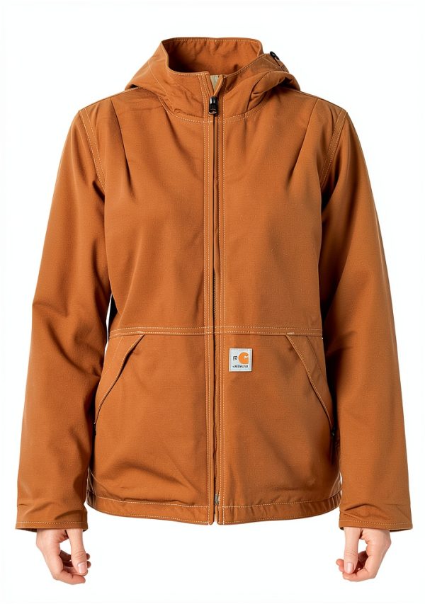 Carhartt Women's Work Jacket – Thinsulate Insulated, Carhartt Brown-1