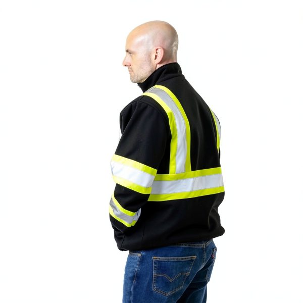JORESTECH Black 1/4 Zip Safety Sweater Workwear-5