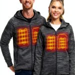 Heated Jacket Thermawear Unisex Grey Softshell-0