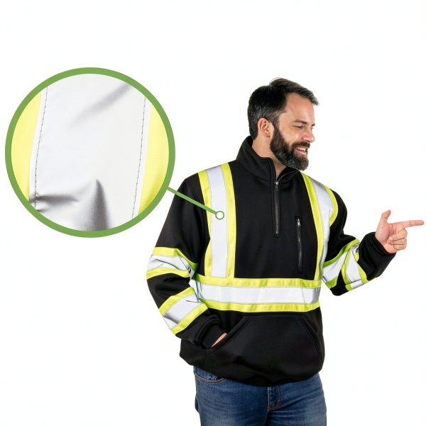 High Visibility Safety Sweater JORESTECH 1/4 Zip-4
